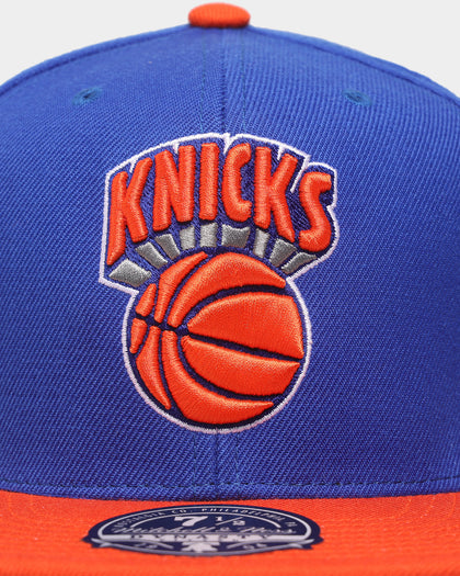 Mitchell & Ness New York Knicks 'Team 2 Tone 2.0 Hardwood Classics' Fitted Blue