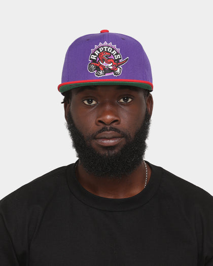 Mitchell & Ness Toronto Raptors 'Team 2 Tone 2.0 Hardwood Classics' Fitted Purple