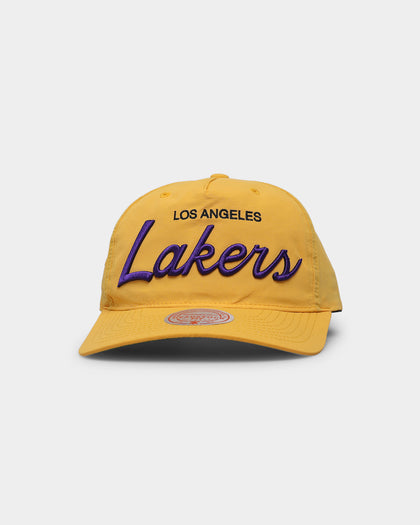 Mitchell & Ness Los Angeles Lakers Montage Deadstock Nylon Snapback Yellow