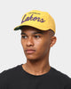 Mitchell & Ness Los Angeles Lakers Montage Deadstock Nylon Snapback Yellow