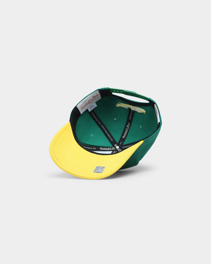 Mitchell & Ness Seattle Supersonics 'Hardwood XL Crop Logo' Pro Crown Snapback Original Team Colours