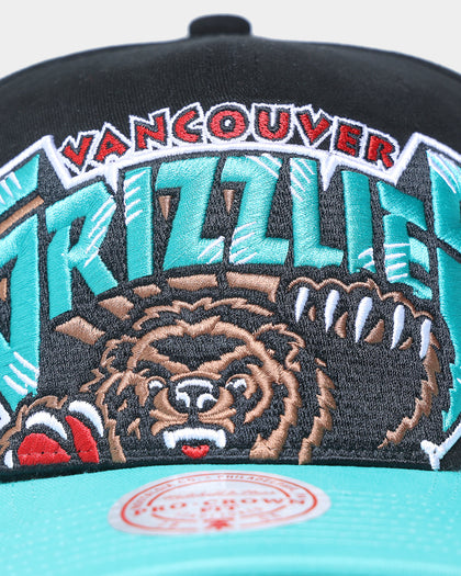 Mitchell & Ness Memphis Grizzlies 'Hardwood XL Crop Logo' Pro Crown Snapback Black
