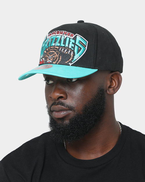 Mitchell & Ness Memphis Grizzlies 'Hardwood XL Crop Logo' Pro Crown Snapback Black