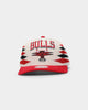Mitchell & Ness Chicago Bulls 'Off White Diamond Design' Pro Crown Snapback Off White/Red