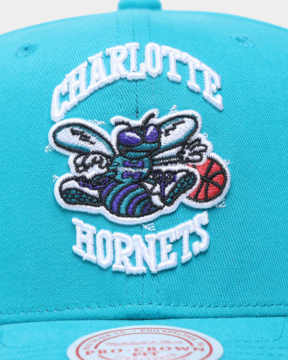 Mitchell & Nest Charlotte Hornets 'Easy Win' Pro Crown Snapback Teal