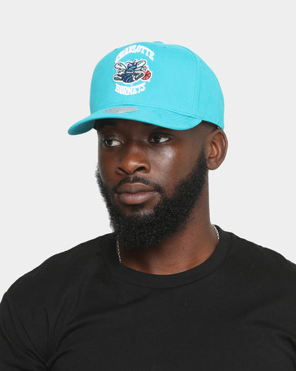 Mitchell & Nest Charlotte Hornets 'Easy Win' Pro Crown Snapback Teal