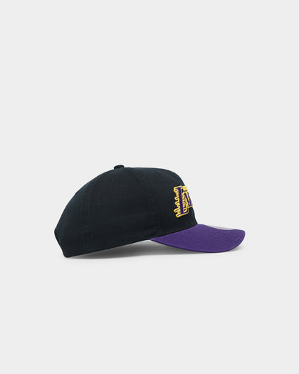 Mitchell & Ness Los Angeles Lakers 'Retro Script' Deadstock Snapback Black/Purple