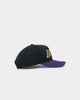 Mitchell & Ness Los Angeles Lakers 'Retro Script' Deadstock Snapback Black/Purple