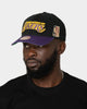 Mitchell & Ness Los Angeles Lakers 'Retro Script' Deadstock Snapback Black/Purple