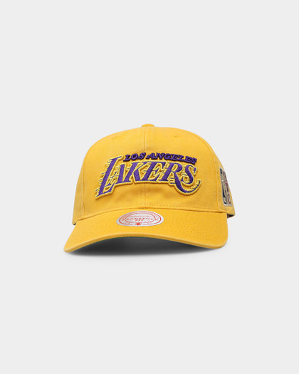 Mitchell & Ness Los Angeles Lakers 'Retro Script' Deadstock Snapback Gold
