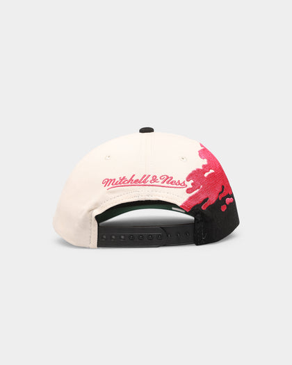 Mitchell & Ness San Antonio Spurs 'Cream Paintbrush' Deadstock Snapback Cream