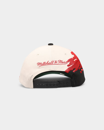Mitchell & Ness Chicago Bulls 'Cream Paintbrush' Deadstock Snapback Cream