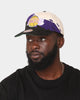 Mitchell & Ness Los Angeles Lakers 'Cream Paintbrush' Deadstock Snapback Cream