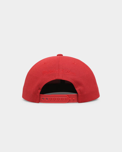Mitchell & Ness Chicago Bulls 'Monochrome' Original Fit Snapback Red
