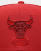 Mitchell & Ness Chicago Bulls 'Monochrome' Original Fit Snapback Red