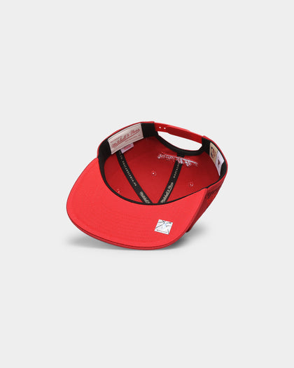 Mitchell & Ness Chicago Bulls 'Monochrome' Original Fit Snapback Red