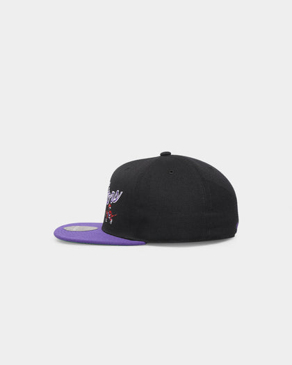 Mitchell & Ness Toronto Raptors 'Team Script 2.0 Hardwood Classics' Fitted Black