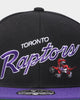 Mitchell & Ness Toronto Raptors 'Team Script 2.0 Hardwood Classics' Fitted Black
