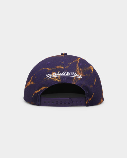 Mitchell & Ness Los Angeles Lakers 'Down For All' Original Fit Snapback Purple
