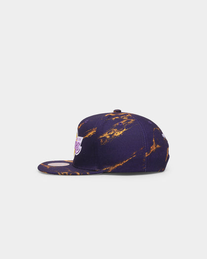 Mitchell & Ness Los Angeles Lakers 'Down For All' Original Fit Snapback Purple