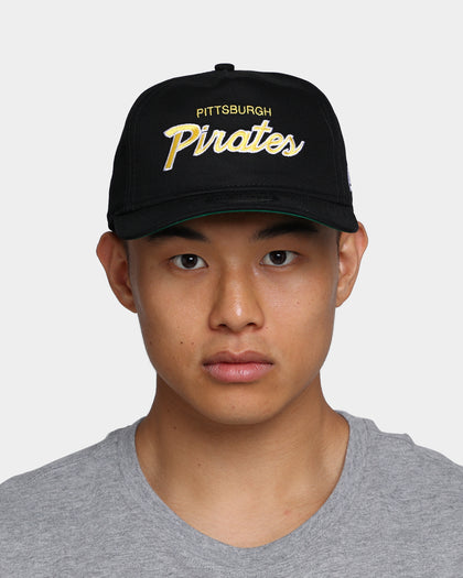 New Era Pittsburgh Pirates Coach Script Old Golfer Snapback Black