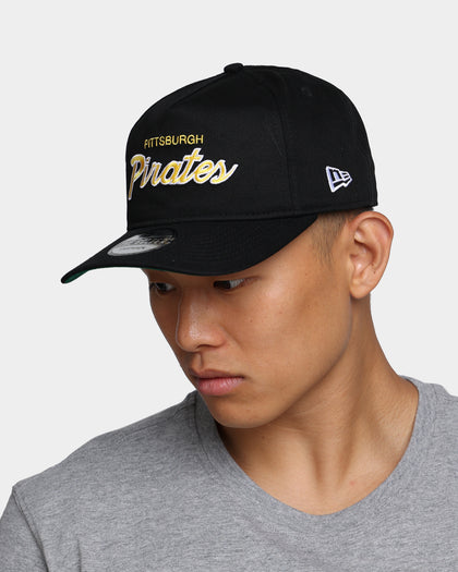 New Era Pittsburgh Pirates Coach Script Old Golfer Snapback Black