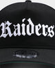 New Era Las Vegas Raiders Old English Script Old Golfer Snapback Black