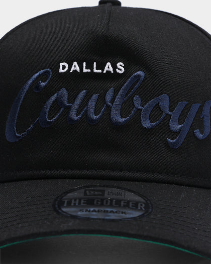 New Era Dallas Cowboys Coach Script Old Golfer Snapback Black