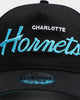 New Era Charlotte Hornets Coach Script Old Golfer Snapback Black