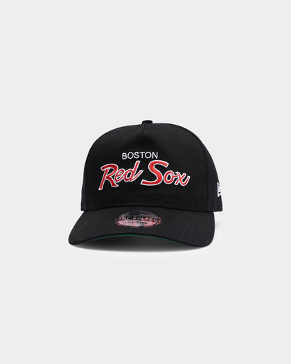 New Era Boston Red Sox Coach Script Old Golfer Snapback Black