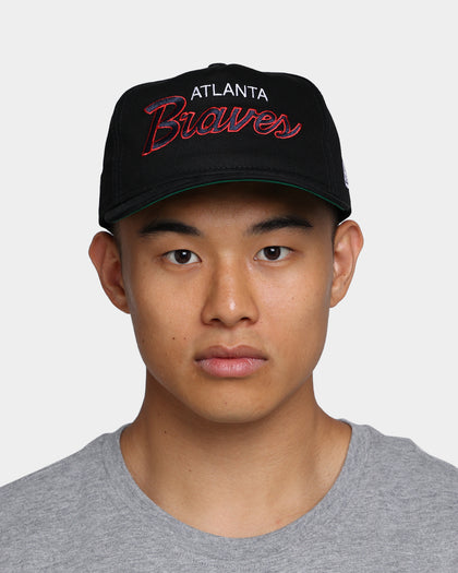 New Era Atlanta Braves Coach Script Old Golfer Snapback Black