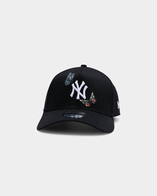 New Era New York Yankees "Butterfly Logo" 9FORTY A-Frame Snapback Black