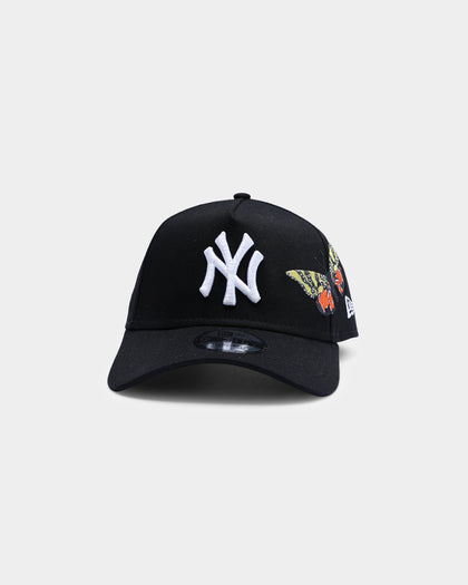 New Era New York Yankees "Butterfly Accent" 9FORTY A-Frame Snapback Black