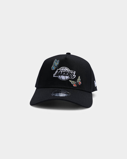 New Era Los Angeles Lakers "Butterfly Logo" 9FORTY A-Frame Snapback Black