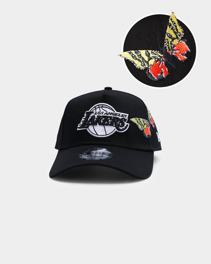 New Era Los Angeles Lakers "Butterfly Accent" 9FORTY A-Frame Snapback Black