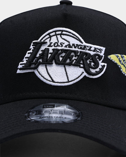 New Era Los Angeles Lakers "Butterfly Accent" 9FORTY A-Frame Snapback Black
