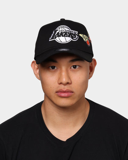 New Era Los Angeles Lakers "Butterfly Accent" 9FORTY A-Frame Snapback Black