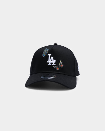 New Era Los Angeles Dodgers "Butterfly Logo" 9FORTY A-Frame Snapback Black