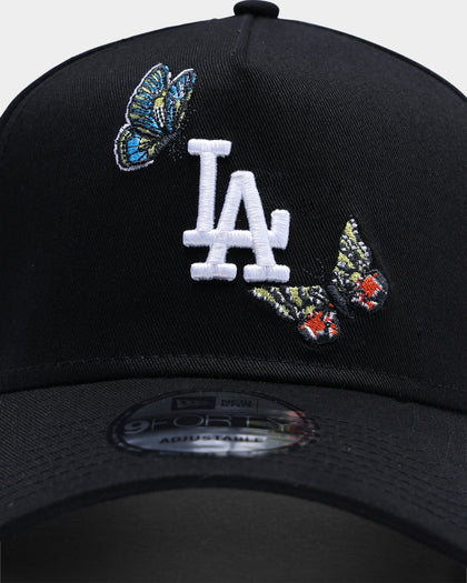 New Era Los Angeles Dodgers "Butterfly Logo" 9FORTY A-Frame Snapback Black