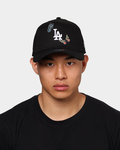New Era Los Angeles Dodgers "Butterfly Logo" 9FORTY A-Frame Snapback Black