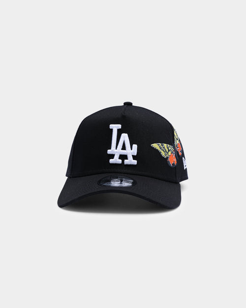 New Era Los Angeles Dodgers "Butterfly Accent" 9FORTY A-Frame Snapback Black