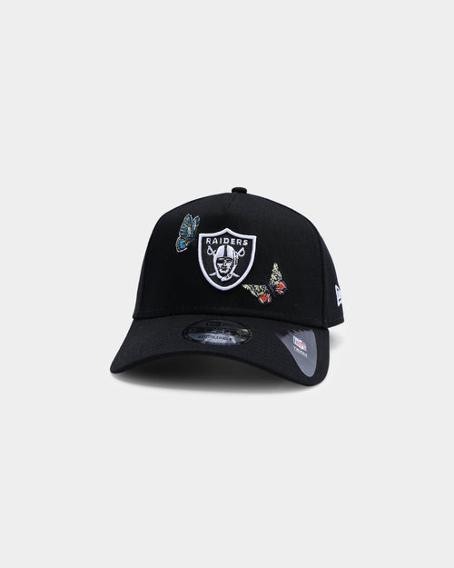 New Era Raiders "Butterfly Logo" 9FORTY A-Frame Snapback Black