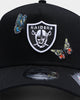 New Era Raiders "Butterfly Logo" 9FORTY A-Frame Snapback Black