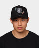 New Era Raiders "Butterfly Logo" 9FORTY A-Frame Snapback Black