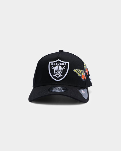 New Era Raiders "Butterfly Accent" 9FORTY A-Frame Snapback Black