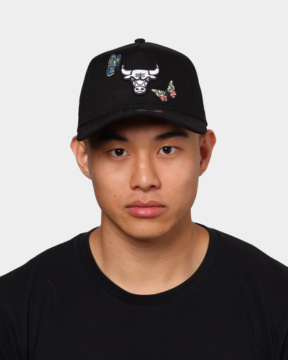 New Era Chicago Bulls "Butterfly Logo" 9FORTY A-Frame Snapback Black
