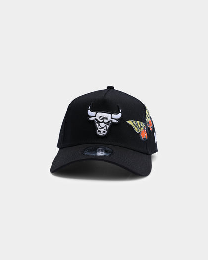 New Era Chicago Bulls "Butterfly Accent" 9FORTY A-Frame Snapback Black