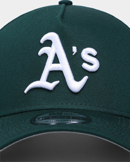 New Era Oakland Athletics Q221 World Series 9FORTY A-Frame Snapback Dark Green