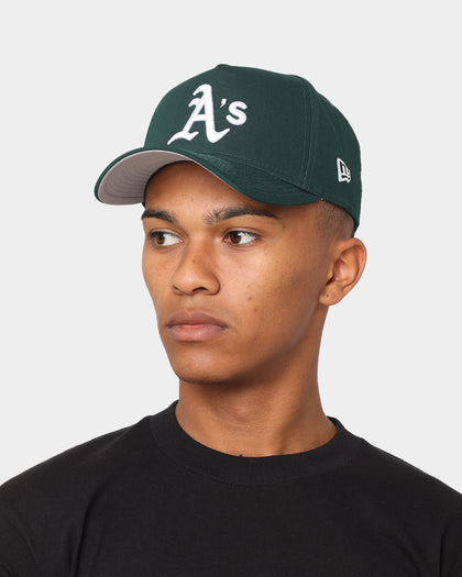 New Era Oakland Athletics Q221 World Series 9FORTY A-Frame Snapback Dark Green