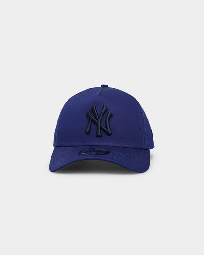 New Era New York Yankees Q221 Dry 9FORTY A-Frame Snapback Dark Blue
